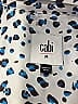 CAbi 100% Polyester Print Blue Casual Dress Size M - photo 7