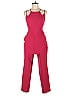 BCBGeneration 100% Polyester Color Block Red Pink Jumpsuit Size 9 - photo 1