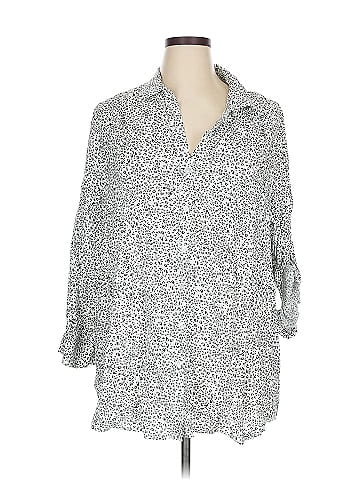 Velvet Heart 3/4 Sleeve Button-Down Shirt (view 1)
