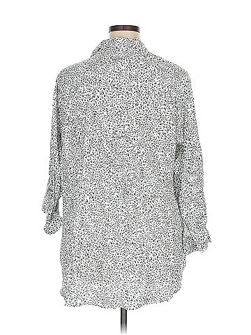 Velvet Heart 3/4 Sleeve Button-Down Shirt (view 2)