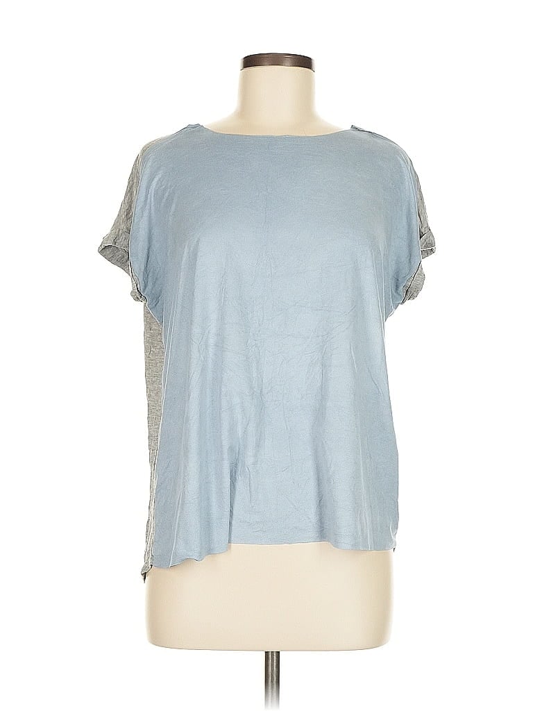 Pre-owned Bobeau Short Sleeve T-shirt In Blue