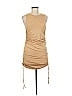 Superdown Solid Tan Casual Dress Size M - photo 1