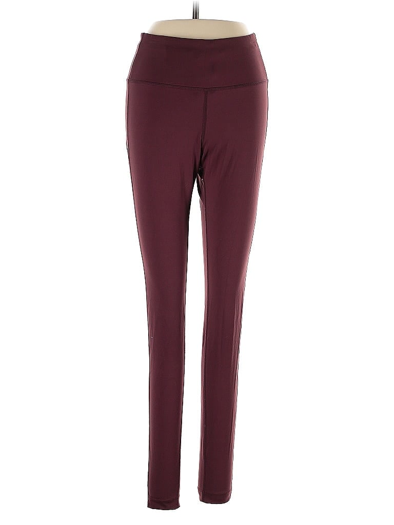 MPG Pre-owned Active Pants In Burgundy