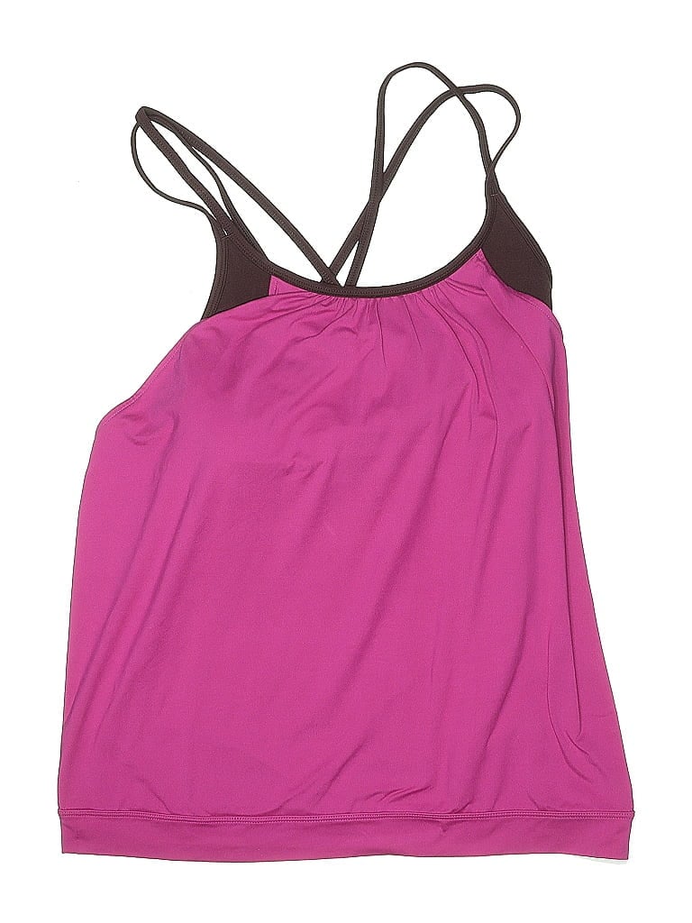 Click to view more detailed imagery on our partner's website Pre-owned Athleta Swimsuit Top Purple Swimwear