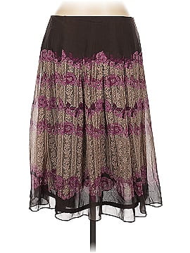 Ak Anne Klein Silk Skirt