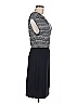 IISLI Chevron-herringbone Gray Cocktail Dress Size M - photo 4