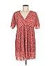 ASOS 100% Polyester Hearts Red Casual Dress Size 6 - photo 1
