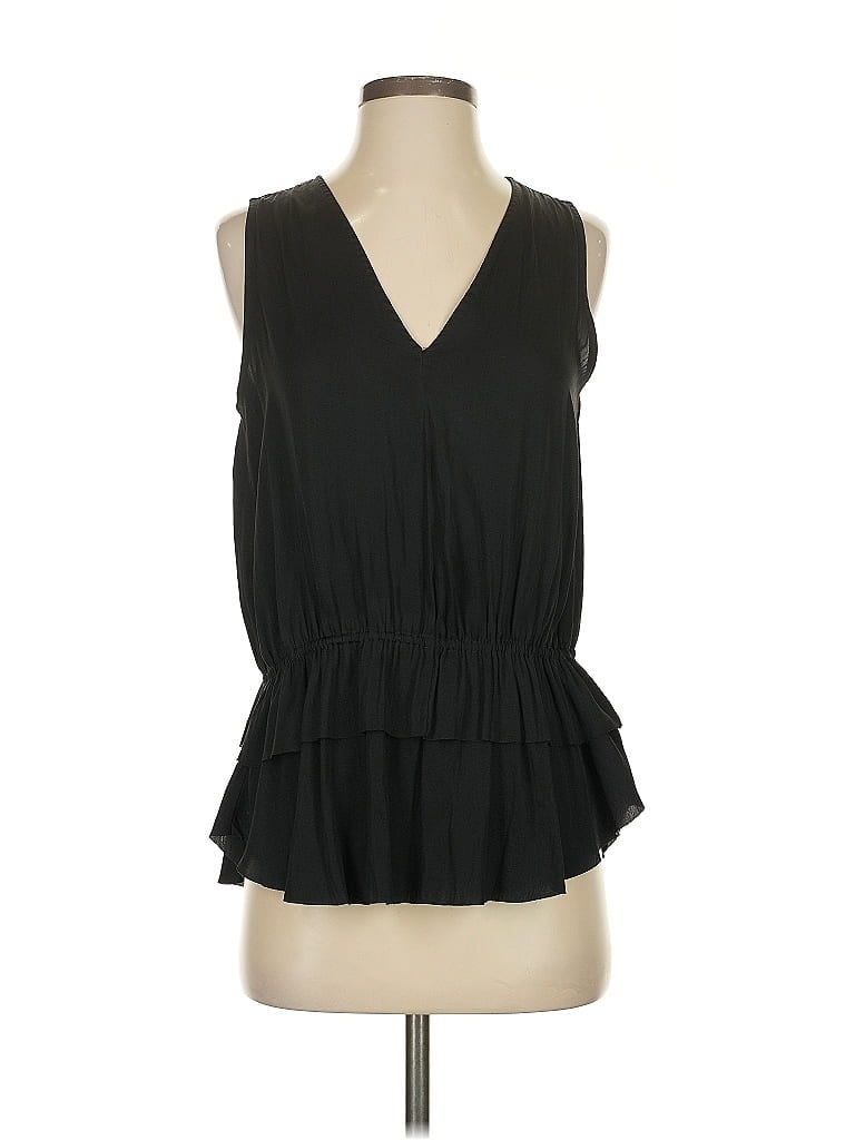 Pre-owned Banana Republic Sleeveless Blouse In Black