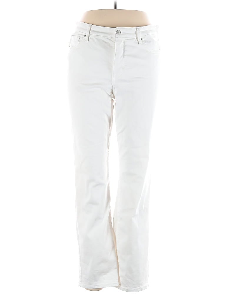 Pre-owned Nydj Casual Pants In White