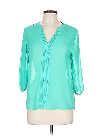 Fab'rik 3/4 Sleeve Silk Top (view 1)