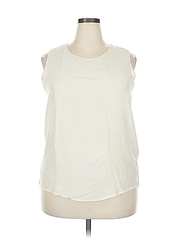 Lord & Taylor Sleeveless Silk Top (view 1)
