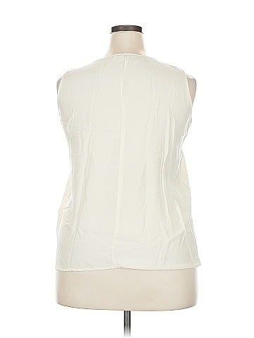 Lord & Taylor Sleeveless Silk Top (view 2)