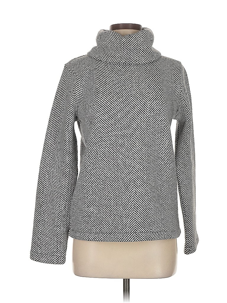 Pre-owned J.crew Factory Store Turtleneck Sweater In Gray