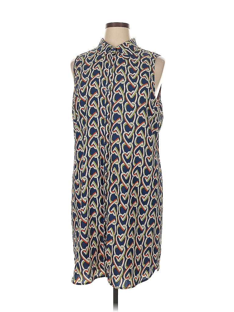 Pre-owned Cabi Casual Dress In Blue