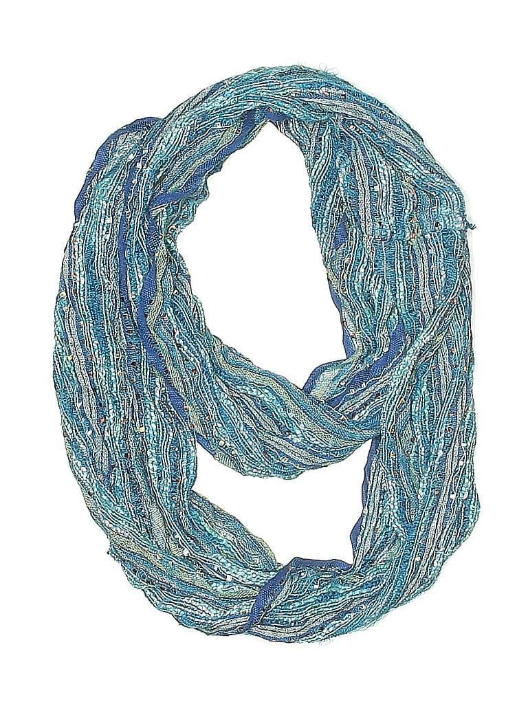 Pre-owned Unbranded Scarf In Blue