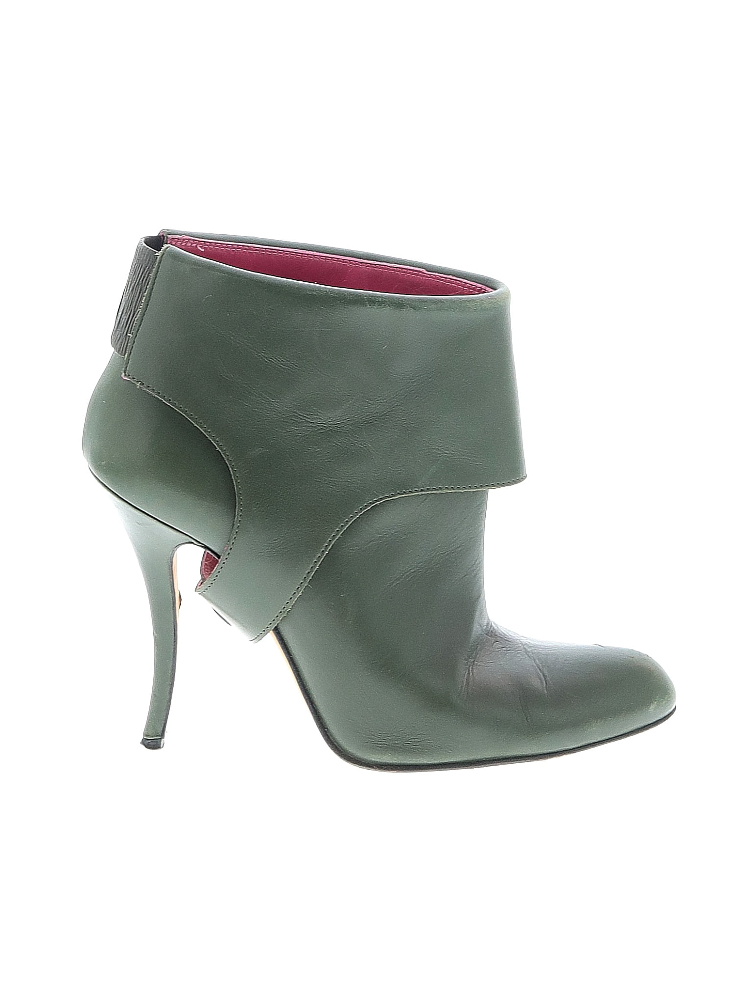 Manolo Blahnik Green Ankle Boots Size EU 39