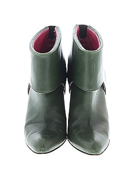 Manolo Blahnik Green Ankle Boots Size EU 39