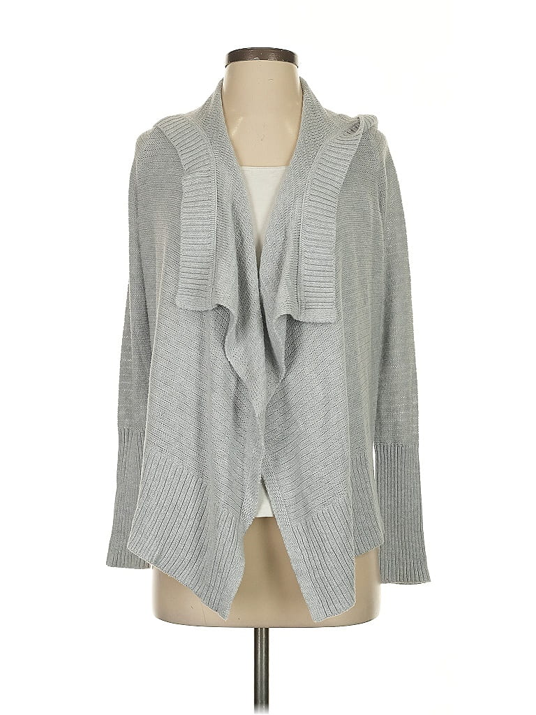 Pre-owned Hollister Cardigan Sweater In Gray