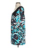 Assorted Brands Graphic Teal Casual Dress Size P (petite) - photo 5