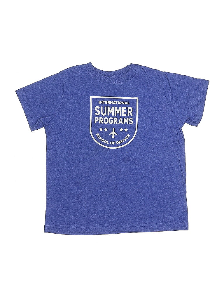 RABBIT SKINS Pre-owned Kids' Short Sleeve T-shirt In Blue