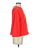 Zara Basic 100% Polyester Red 3/4 Sleeve Top Size S - photo 4