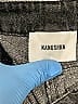 Nanushka 100% Cotton Chevron-herringbone Gray Jeans Size L - photo 3