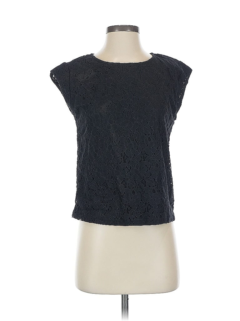 Pre-owned W118 By Walter Baker Sleeveless Blouse In Black