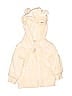 Carter's 100% Polyester Yellow Pink Zip Up Hoodie Size Newborn - photo 1