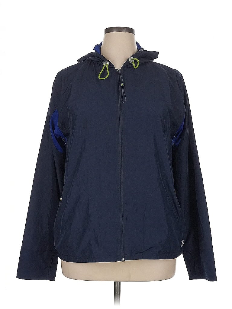 Pre-owned Aerie Windbreaker Jacket In Blue
