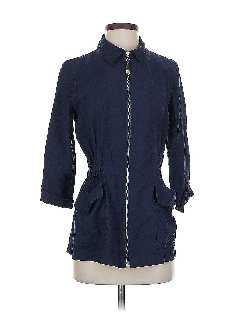 Pre-owned Zara Basic Jacket In Blue
