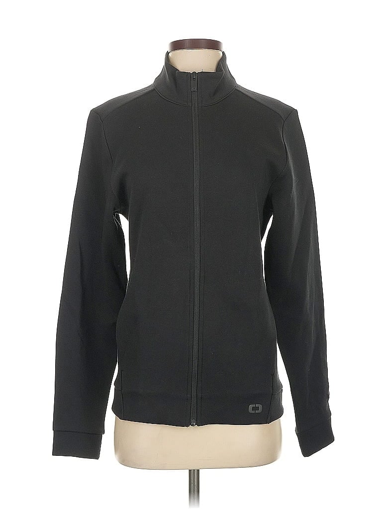 Pre-owned Ogio Zip Up Hoodie In Black