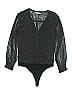 Abercrombie & Fitch 100% Polyester Black Bodysuit Size XL - photo 1