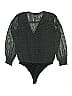 Abercrombie & Fitch 100% Polyester Black Bodysuit Size XL - photo 2