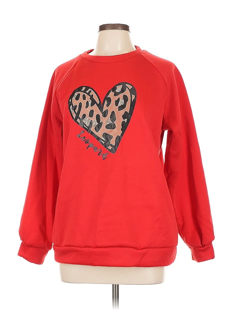 Pre-owned Unbranded Sweatshirt In Red