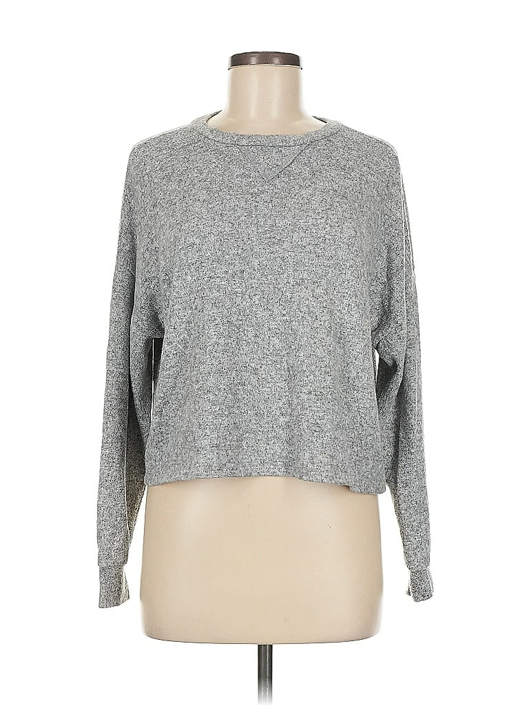 Pre-owned Gaze Pullover Sweater In Gray