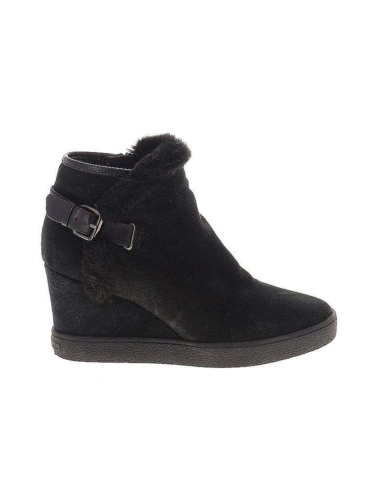 AQUATALIA Black Wedges Size 9 1/2 - photo 1