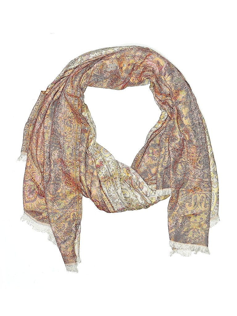 Pre-owned Unbranded Scarf In Orange