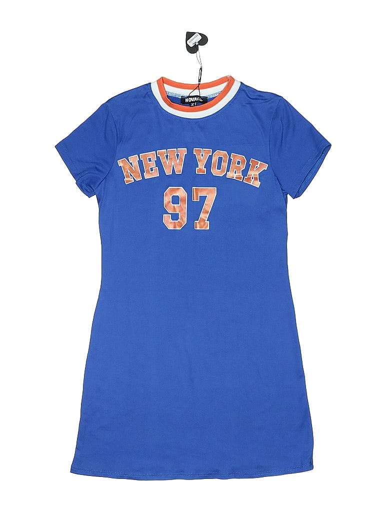 Pre-owned Fashion Nova Kids' Dress In Blue