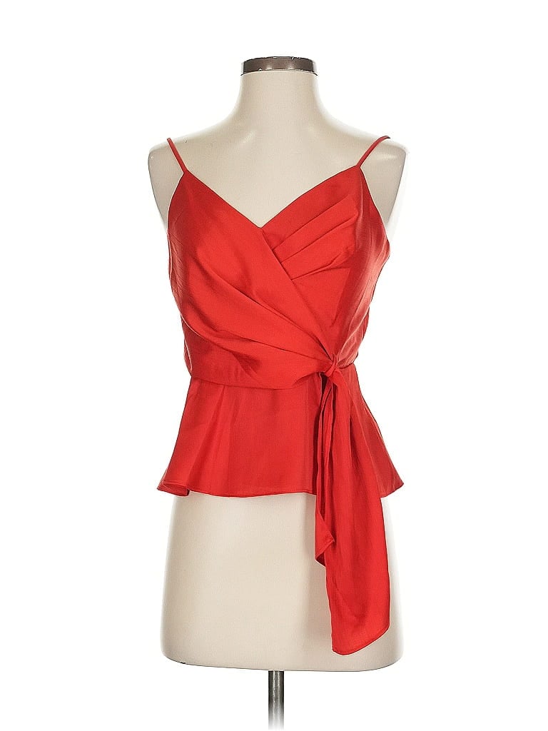 Pre-owned Astr Sleeveless Blouse In Red