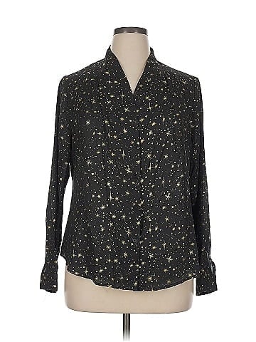 Allegra K Long Sleeve Blouse (view 1)