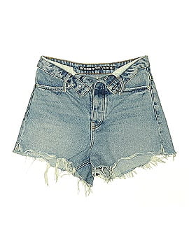 Alexander Wang 100% Cotton Blue Denim Shorts Size 26 waist