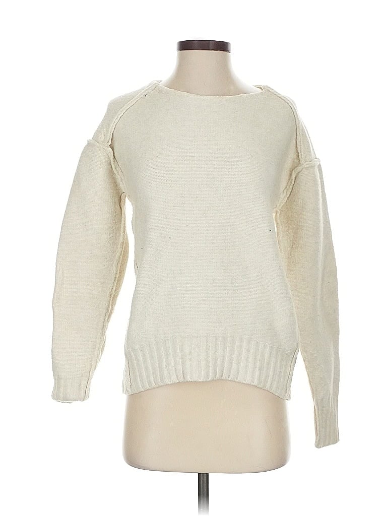 Pre-owned We The Free Pullover Sweater In White