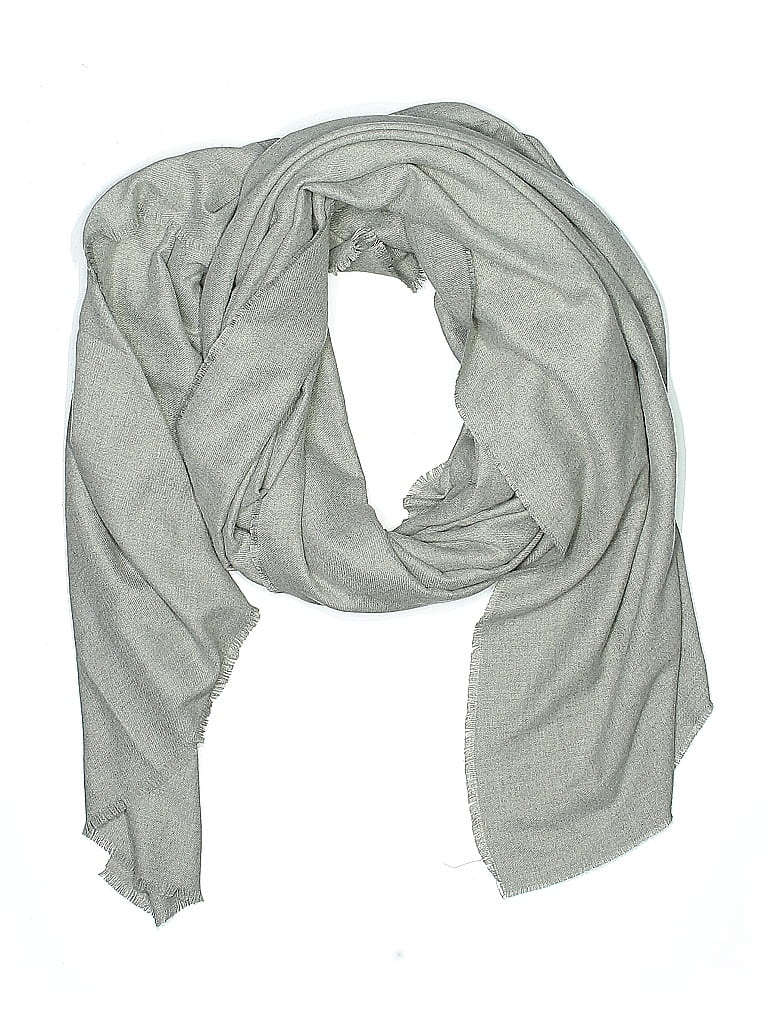 ZARA Pre-owned Scarf In Gray