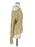Murmur Metallic Gold Pullover Sweater Size S - photo 4