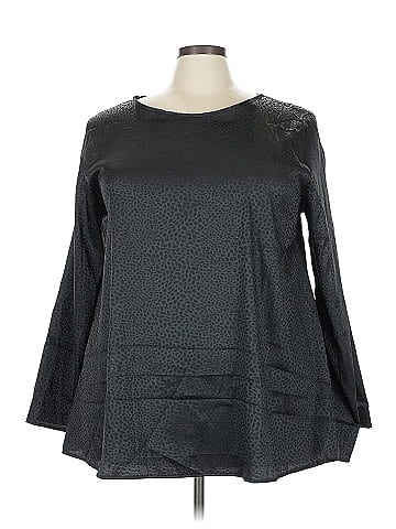 Acting Pro Long Sleeve Blouse (view 1)