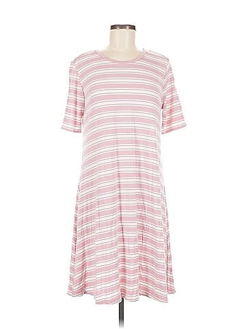 Pink Tartan Casual Dress (view 1)