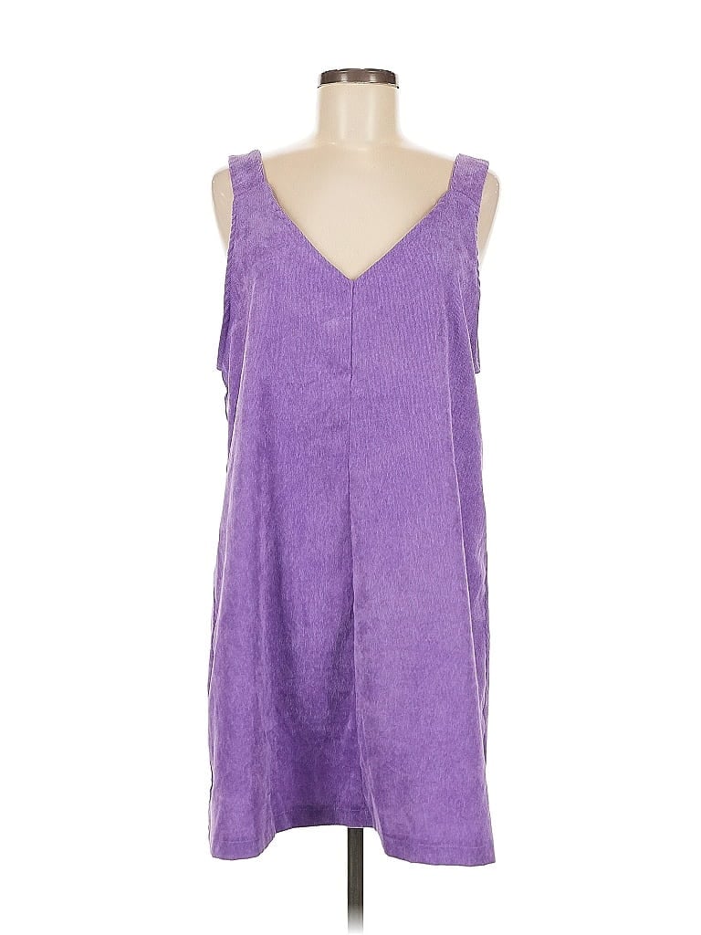 Pre-owned Unbranded Casual Dress In Purple