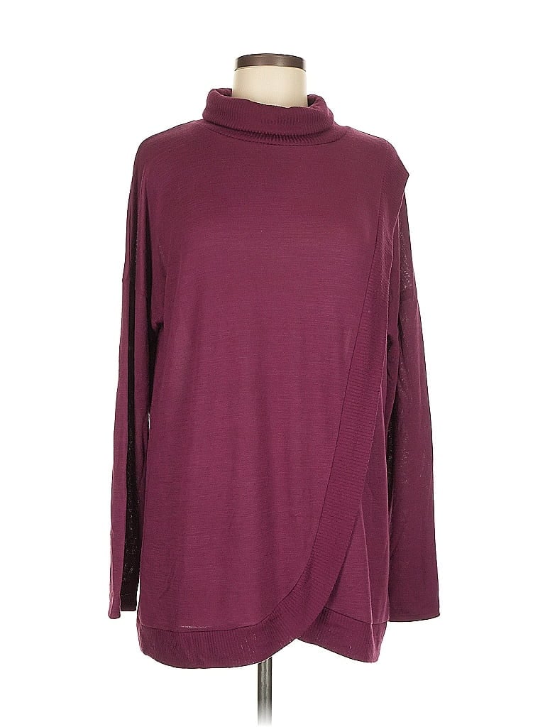 Pre-owned Banana Republic Factory Store Turtleneck Sweater In Burgundy