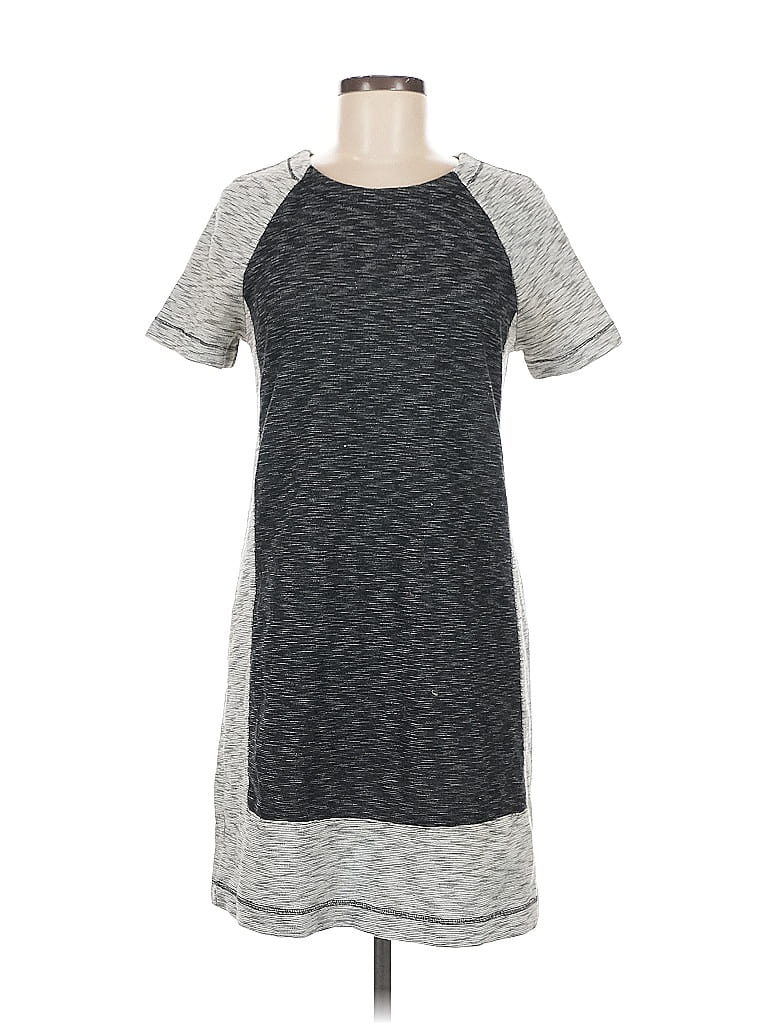 Pre-owned Lou & Grey Casual Dress In Gray