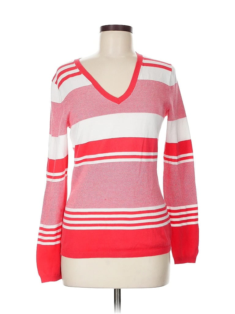 Pre-owned Tommy Hilfiger Pullover Sweater In Red